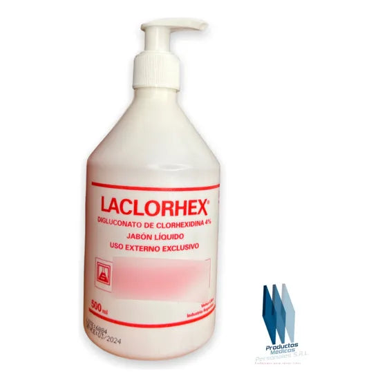 Jabon De Clorhexidina X 500 Ml Con Dispenser