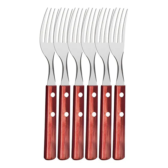 Tenedor Tramontina Polywood Cubiertos 6pz Cocina